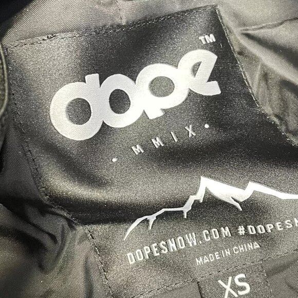 NEW DOPE Men's Snowboard Pants Notorious B.I.B Size XS Black - Picture 2 of 8